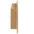 Armario y espejo LED madera ingeniería roble artisan