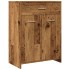 Armario de baño madera de ingeniería envejecida 60x33x80