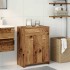 Armario de baño madera de ingeniería envejecida 60x33x80