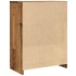 Armario de baño madera de ingeniería envejecida 60x33x80