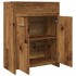 Armario de baño madera de ingeniería envejecida 60x33x80