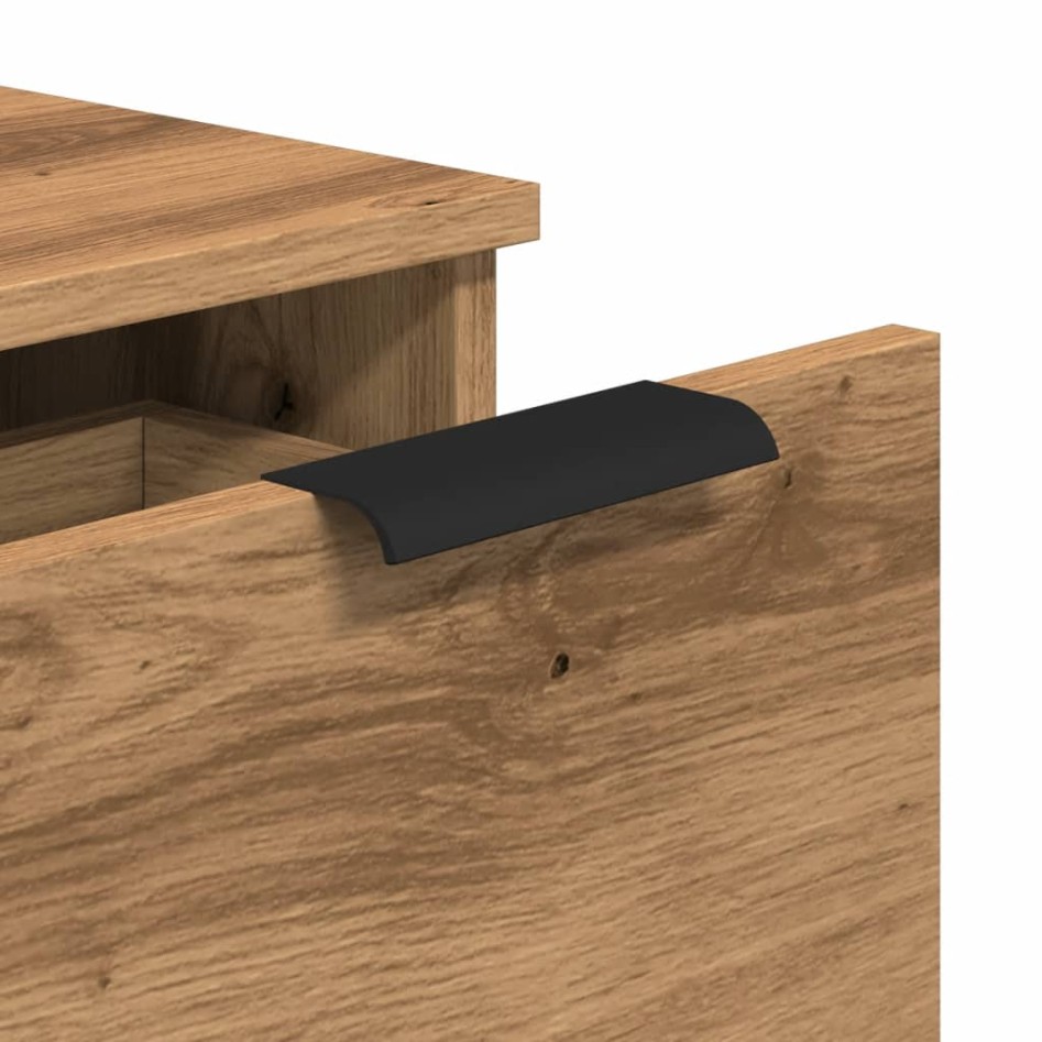 Aparador madera de ingeniería roble artisian 30x30x70