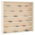 Vitrina de madera para coleccionistas con 6