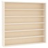 Vitrina de madera para coleccionistas con 6