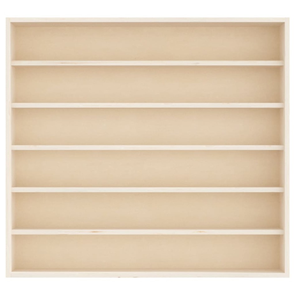 Vitrina de madera para coleccionistas con 6