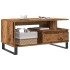 Mesa de centro madera ingeniería madera envejecida 90x49x45
