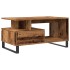 Mesa de centro madera ingeniería madera envejecida 90x49x45