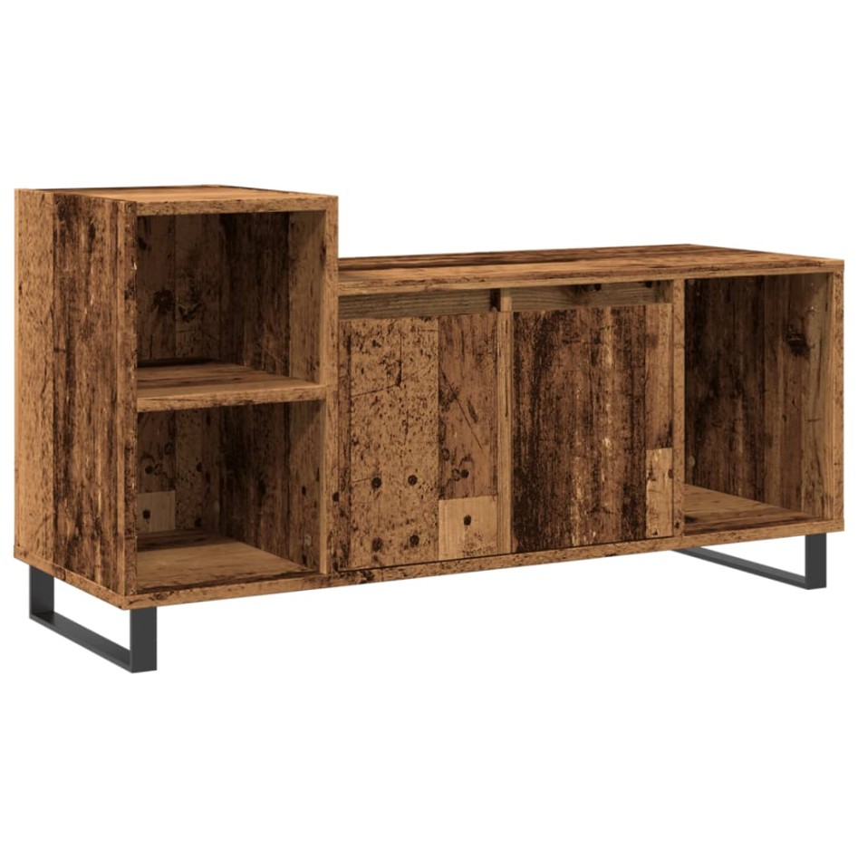 Mueble para TV madera ingeniería madera envejecida 100x35x55