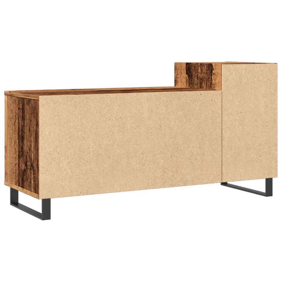 Mueble para TV madera ingeniería madera envejecida 100x35x55