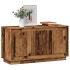 Aparador de madera de ingeniería envejecida 102x35x55