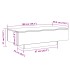Mesa de centro madera de ingeniería envejecida 100x49,5x31