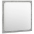 Set muebles de baño 2 piezas madera contrachapada gris