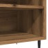 Mueble discos madera de ingeniería roble artisan 84,5x38x48