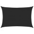 Toldo de vela HDPE negro 160 g/m² 5x6
