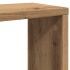 Estantes cubo de pared 6 uds madera roble artisan 30x15x30