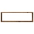 Estantes cubo de pared 4 uds madera envejecida 100x15x30