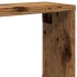 Estantes cubo de pared 4 uds madera envejecida 100x15x30