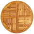 Tablero de mesa redondo madera maciza de acacia Ø80x2,2