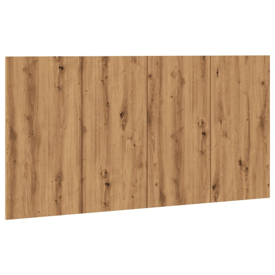 Cabecero de cama madera ingeniería roble artisan 160x1,5x80