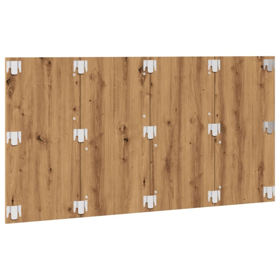 Cabecero de cama madera ingeniería roble artisan 160x1,5x80