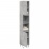 Armario de baño madera contrachapada gris hormigón 30x30x190