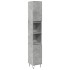 Armario de baño madera contrachapada gris hormigón 30x30x190