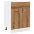Armario inferior madera ingeniería roble artisan 60x46x81,5