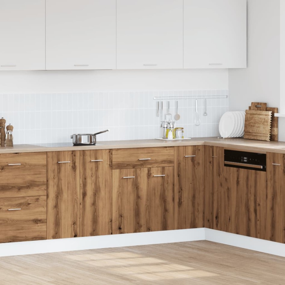 Armario inferior madera ingeniería roble artisan 60x46x81,5