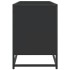 Mueble de TV madera de ingeniería y metal negro 100x35x50