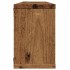 Estantes cubo de pared 6 uds madera envejecida 60x15x23