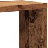 Estantes cubo de pared 6 uds madera envejecida 60x15x23