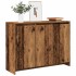 Aparador de madera de ingeniería envejecida 102x33x75