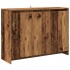 Aparador de madera de ingeniería envejecida 102x33x75