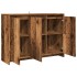 Aparador de madera de ingeniería envejecida 102x33x75