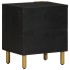 Mesitas de noche 2 uds madera maciza de mango negro 40x33x46