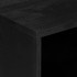 Mesita de noche madera de ingeniería negra 50x33x62