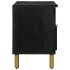 Mueble de TV madera de ingeniería negro 100x33x46