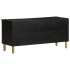 Mueble de TV madera de ingeniería negro 100x33x46