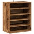 Mueble zapatero madera ingeniería madera envejecida 60x35x70