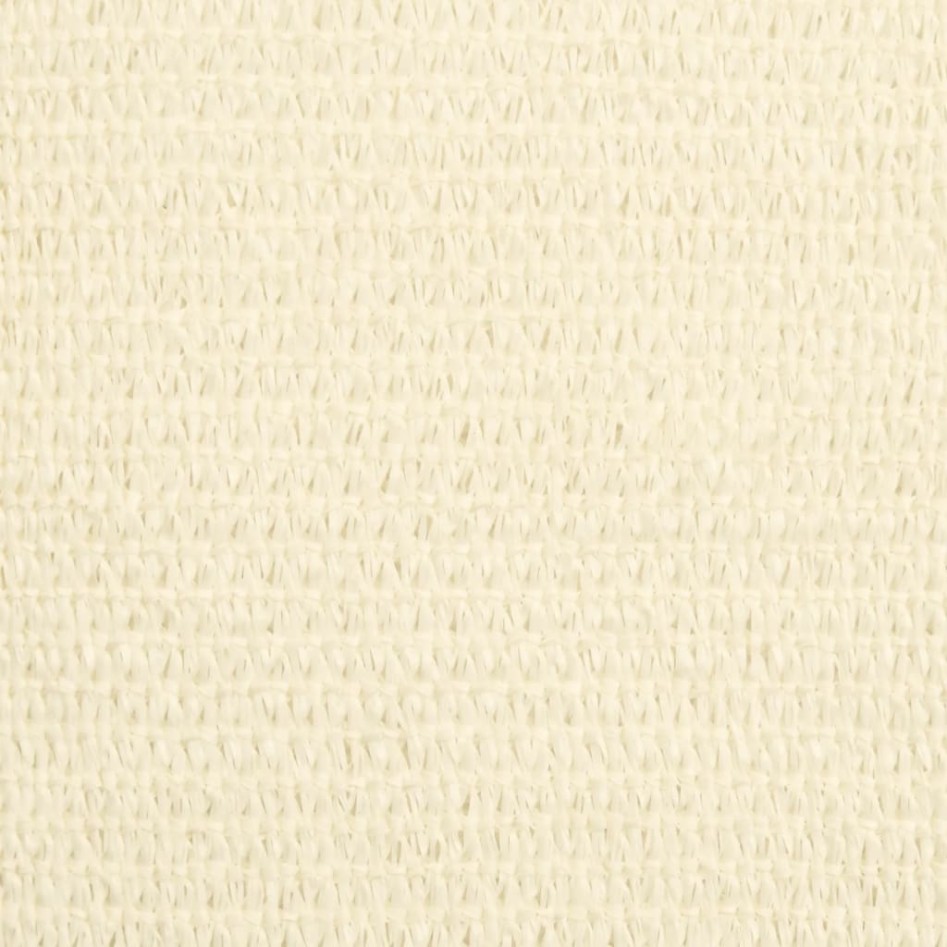Toldo de vela crema HDPE 160 g/m² 5x5