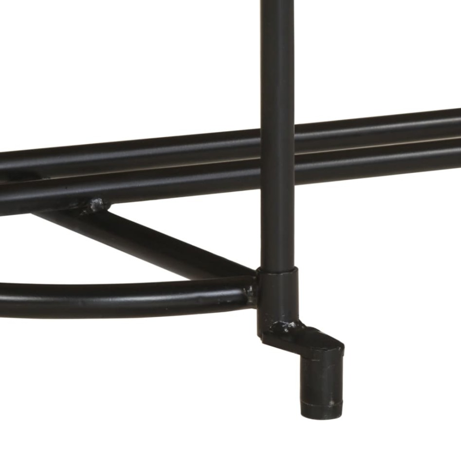 Mesa de centro madera maciza de mango rugosa 110x55x40