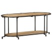 Mueble de TV madera maciza de mango rugosa 100x42x40 cm