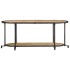 Mueble de TV madera maciza de mango rugosa 100x42x40