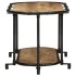 Mueble de TV madera maciza de mango rugosa 100x42x40