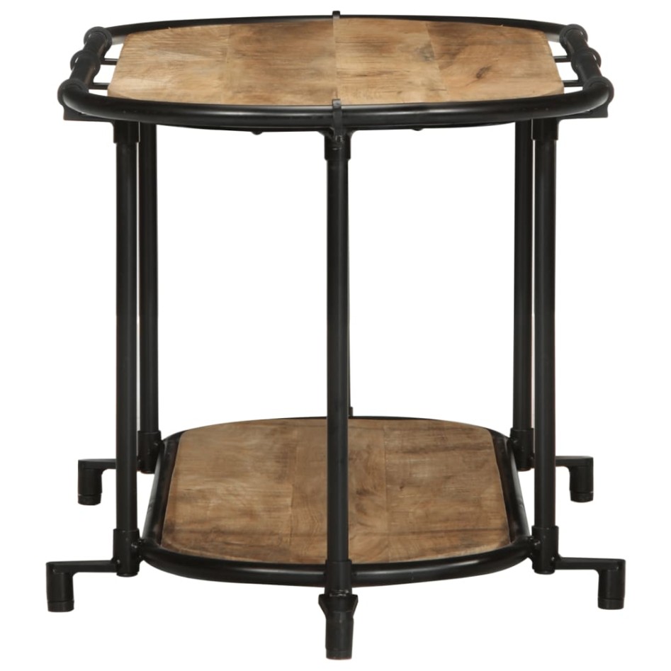 Mueble de TV madera maciza de mango rugosa 100x42x40