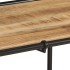 Mueble de TV madera maciza de mango rugosa 100x42x40