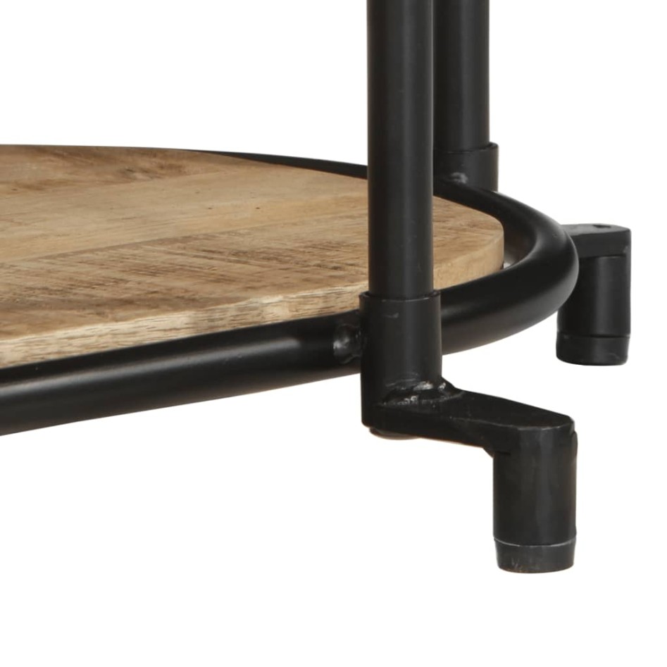 Mueble de TV madera maciza de mango rugosa 100x42x40