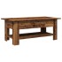 Mesa de centro madera ingeniería madera envejecida 102x55x42