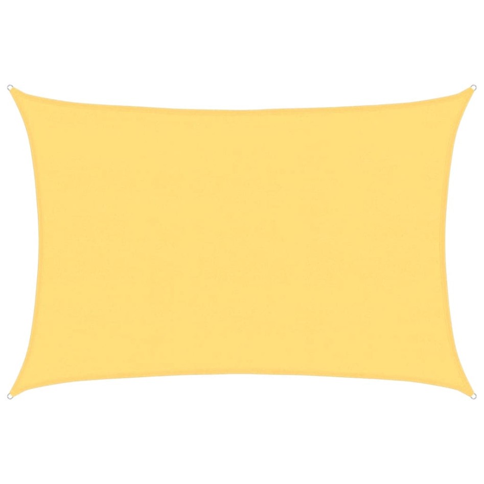 Toldo de vela beige HDPE 160 g/m² 5x7