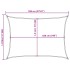 Toldo de vela beige HDPE 160 g/m² 5x7